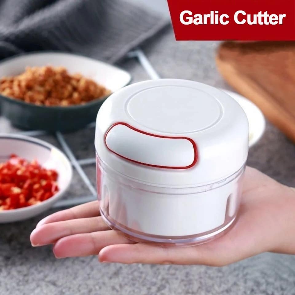 Hand Pull Garlic Grinder Mini Speedy Chopper Manual Slicer For Vegetables, Fruits & Meat High‑Quality Kitchen Tool