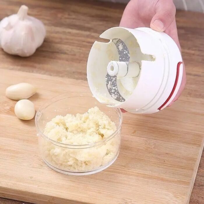 Hand Pull Garlic Grinder Mini Speedy Chopper Manual Slicer For Vegetables, Fruits & Meat High‑Quality Kitchen Tool